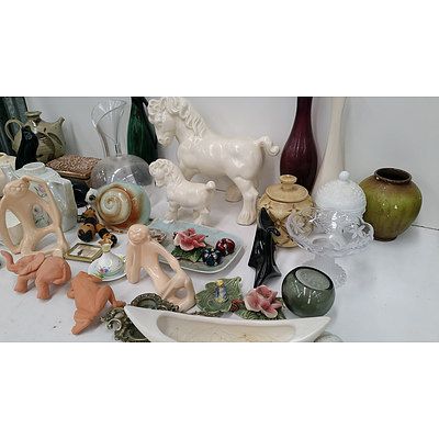 Selection of Ornaments, Candles and Figurines