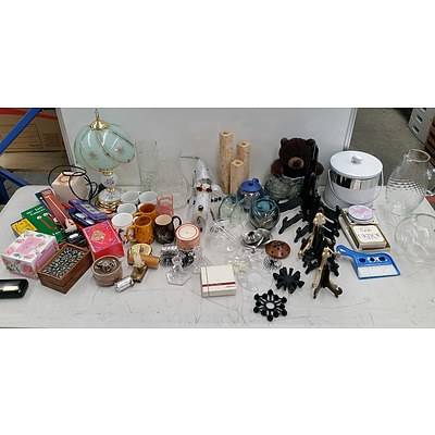 Selection of Ornaments, Candles and Figurines