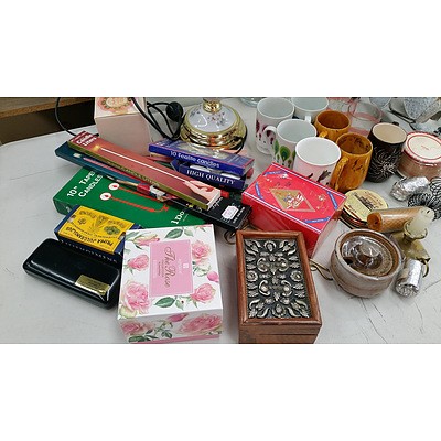 Selection of Ornaments, Candles and Figurines