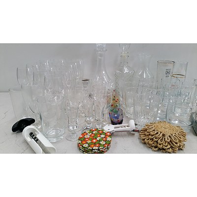 Selection of Drink Ware and Bar Ware