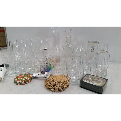 Selection of Drink Ware and Bar Ware