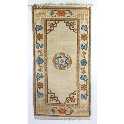 Hand Knotted Wool Pile Rug Tibet or Nepal