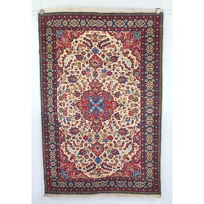 Persian Hand Knotted Wool Pile Rug