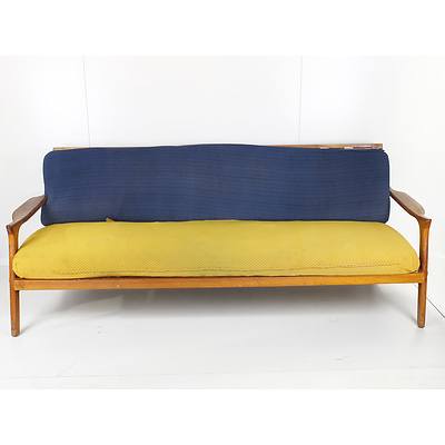 Danish Deluxe Inga Lounge Daybed Circa 1960s