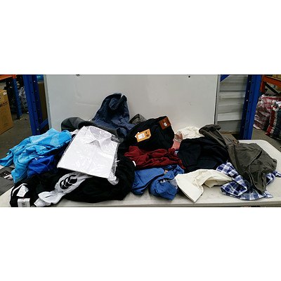 Bulk Lot of Brand New Men's Clothing - RRP $700