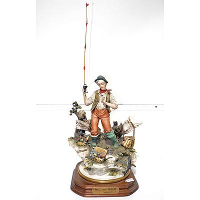 Capodimonte Porcelain Model of a Fisherman