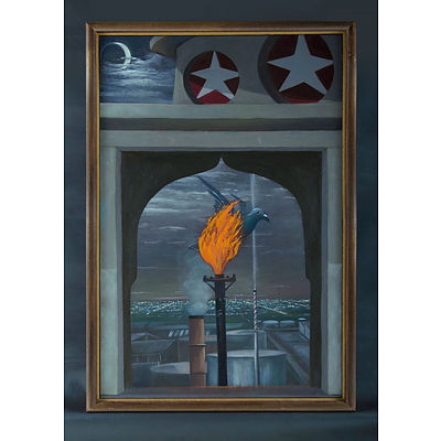 Searle, Ken (b.1951): 'Eternal Flame,' 1989.