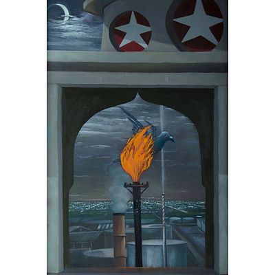 Searle, Ken (b.1951): 'Eternal Flame,' 1989.