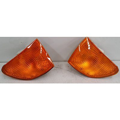 BMW 7 Series Left & Right Front Indicator Lenses -2 Pair