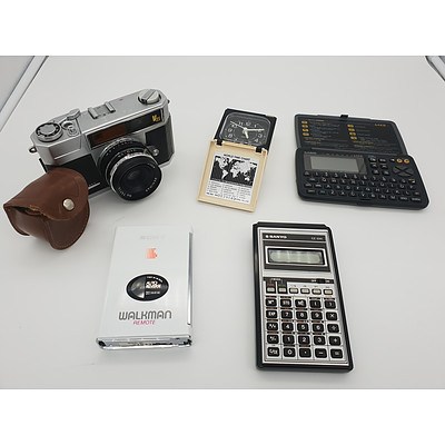 Hanimex V35 Camera, Casio Digital Diary and More