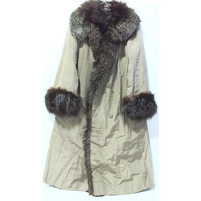 Ladies Jean Claude Oberion Fur Coat