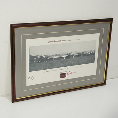 Phar Lap Madien Victory Signed Print