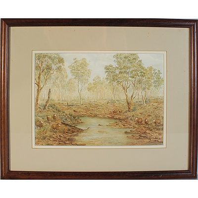 Frederick Hurd Visitors Watercolour