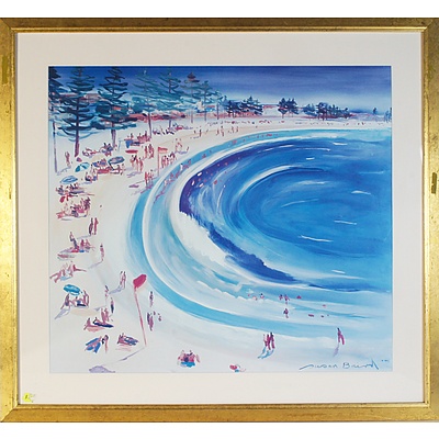 Pair of Susan Baird At The Beach Offset Prints