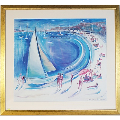 Pair of Susan Baird At The Beach Offset Prints