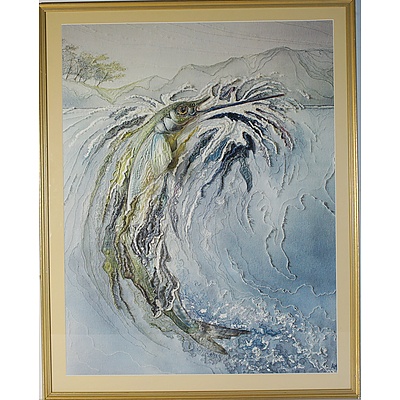 Group of Four Offset Prints Including Artists Grace Cossington Smith, Ken Taber, Annemieke Mein Oam, and Rina Sutzkever