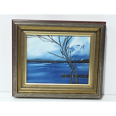 Graham Shinnick Fishin Spot 1986 Oil on Canvas