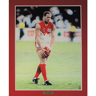 Jamie Osborne Tony Lockett Pencil on Paper