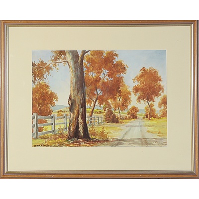 John Clark Cobbity NSW Watercolour
