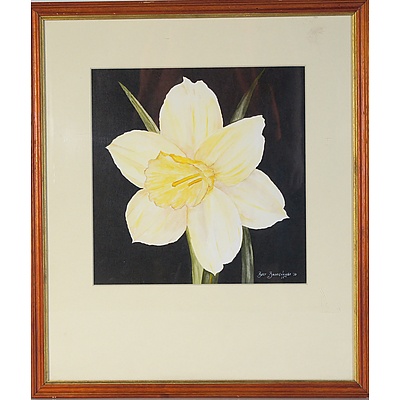 Bert Broekhuyse Daffodil Watercolour