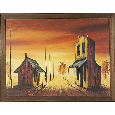 Three Original Landscape Oil on Boards Including the Artists T. Kelly and Adrian Goric