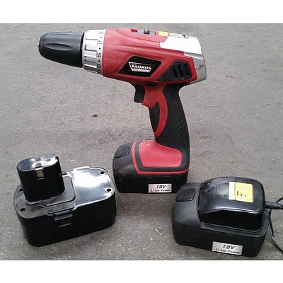 Taurus Titanium 18v Lithium Ion cordless drill