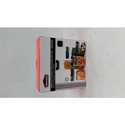 Homex Premium Pantry Organiser Set 5 Pc - RRP $50
