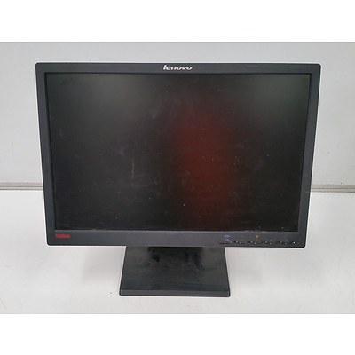 Lenovo & IBM 17-Inch and 19-Inch LCD Monitors - Assorted Lot of Six