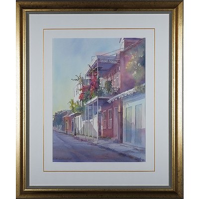 Judith Lundstrom-Roberts (1932-) Terraces Watercolour