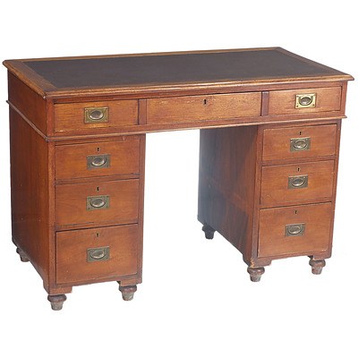 Rare Demountable Campaign Desk Ex HMAS Cerberus Early 20th Century