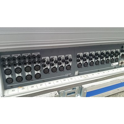 Allen & Heath GL3300 40 Channel Dual Function Audio Mixing Console with Rack Units and Road Cases