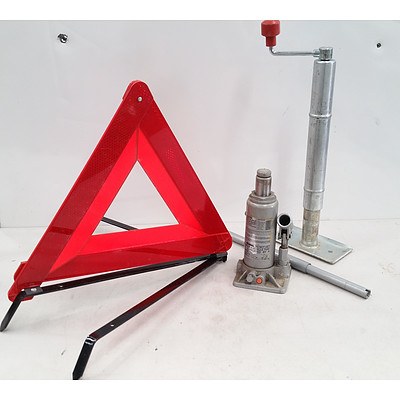 Volvo Road Indicators, Bottle Jack & Jockey Stand