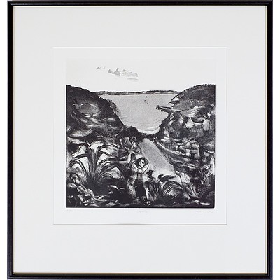 Garry Shead (b. 1942) Morning, Artists Proof Etching