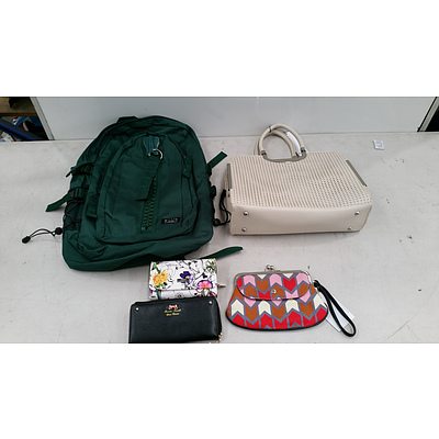 Bulk Lot of Brand New Handbags, Backpacks, and Purses