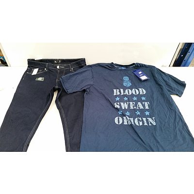 Bulk Lot of Brand New Men's Clothing - RRP $500