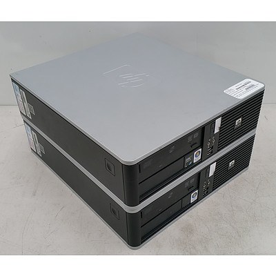 HP Compaq dc5850 Small Form Factor Athlon Dual Core (4450B) 2.30GHz Computer - Lot of Two