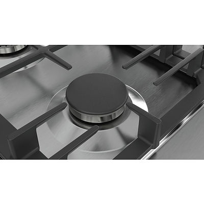 BOSCH Series 6 - 75cm Gas Wok Cooktop Enamelled S/Stl Trive = RRP=$1,299.00