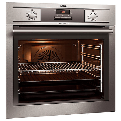 AEG 60cm Built-In Oven Retractable Controls 8-Functions S/S = RRP=$475.00