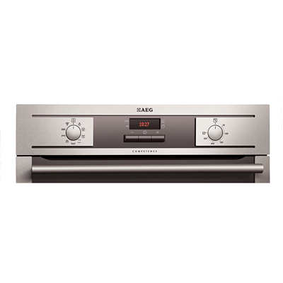 AEG 60cm Built-In Oven Retractable Controls 8-Functions S/S = RRP=$475.00