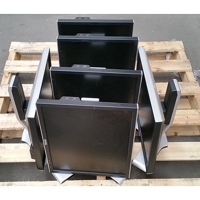 Dell 1908FPt 19-Inch LCD Monitor - Lot of Six