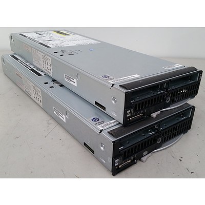 Hp Proliant BL460c G7 Dual Quad-Core Xeon E5640 2.67GHz Blade Servers - Lot of 2