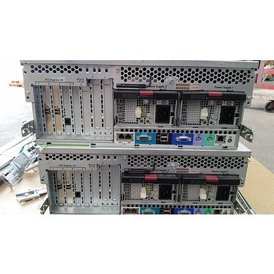 Hp Proliant DL580 G4 Quad Dual-Core Xeon 7140M 3.4GHz 4 RU Servers - Lot of 2