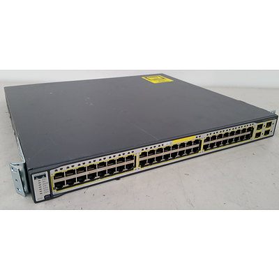 Cisco WS-C3750G-48TS-S V02 Gigabit Switch