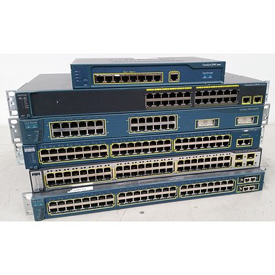 Cisco Managed Switches - Lot of 6