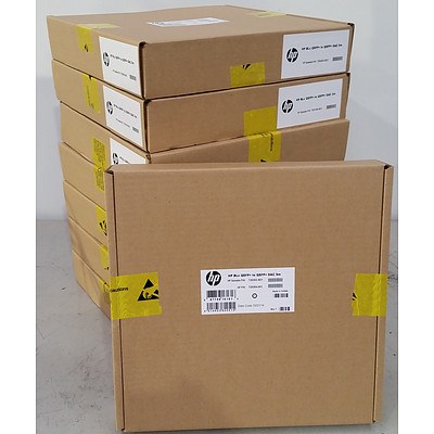 Hp BLc QSFP+ to QSFP+ DAC 5 Metres - Lot of 8 - Brand New - RRP Over $380