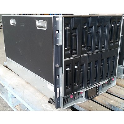 HP BladeSystem C7000 9RU Blade Server Chassis