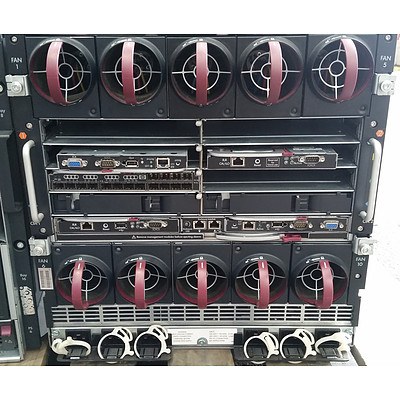 HP BladeSystem C7000 9RU Blade Server Chassis