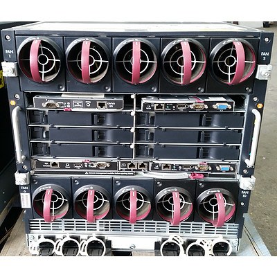 HP BladeSystem C7000 9RU Blade Server Chassis