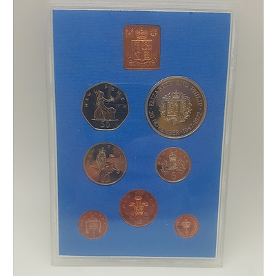 1972 Coinage of Gt Britain and Northern Ireland Uncirculated Coin Set