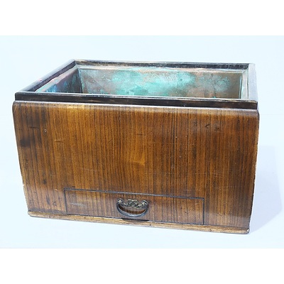 Japanese Elm and Copper Lined Hibachi